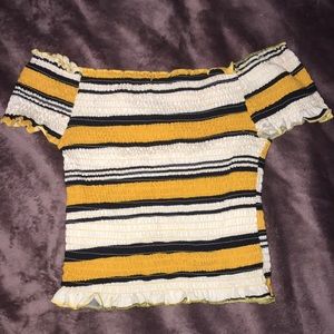 Off the shoulder summer shirt